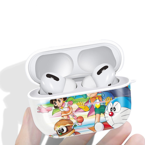 ドラえもん Doraemon 【AirPods Pro用】ハードシェル保護ケース 耐衝撃・防指紋・カラビナ付き商品仕様