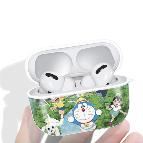 ドラえもん Doraemon 【AirPods Pro用】ハードシェル保護ケース 耐衝撃・防指紋・カラビナ付き商品仕様