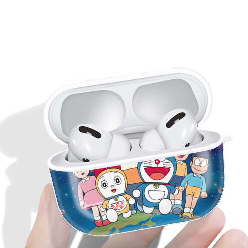 ドラえもん Doraemon 【AirPods Pro用】ハードシェル保護ケース 耐衝撃・防指紋・カラビナ付き商品仕様