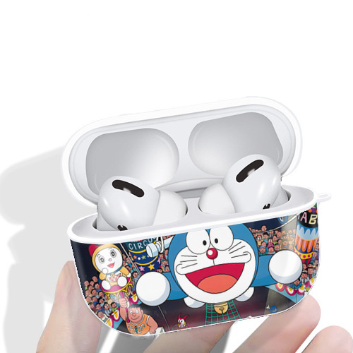 ドラえもん Doraemon 【AirPods Pro用】ハードシェル保護ケース 耐衝撃・防指紋・カラビナ付き商品仕様