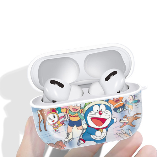 ドラえもん Doraemon 【AirPods Pro用】ハードシェル保護ケース 耐衝撃・防指紋・カラビナ付き商品仕様
