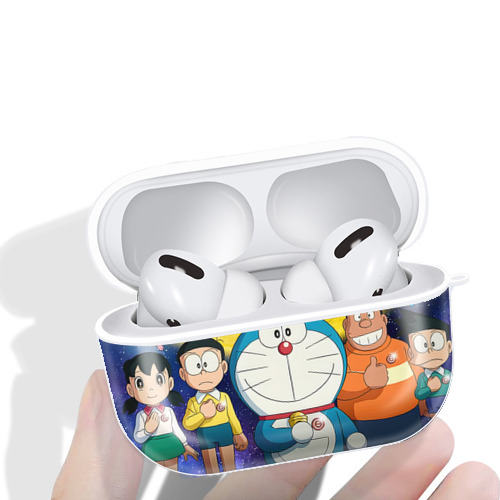 ドラえもん Doraemon 【AirPods Pro用】ハードシェル保護ケース 耐衝撃・防指紋・カラビナ付き商品仕様