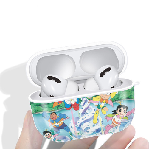 ドラえもん Doraemon 【AirPods Pro用】ハードシェル保護ケース 耐衝撃・防指紋・カラビナ付き商品仕様