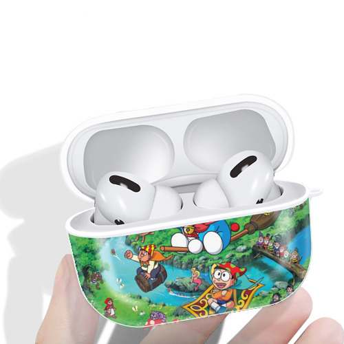 ドラえもん Doraemon 【AirPods Pro用】ハードシェル保護ケース 耐衝撃・防指紋・カラビナ付き商品仕様