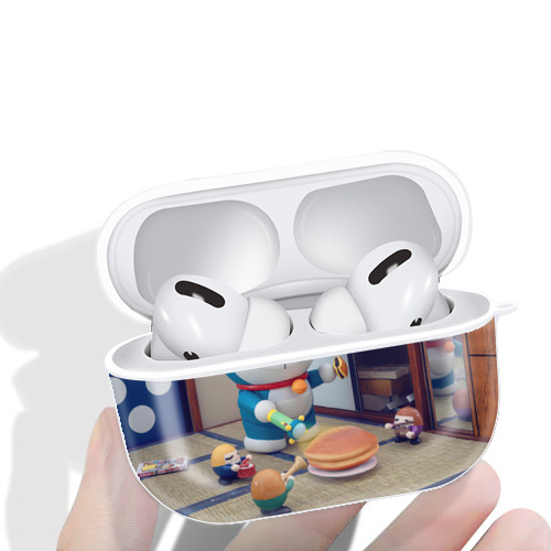 ドラえもん Doraemon 【AirPods Pro用】ハードシェル保護ケース 耐衝撃・防指紋・カラビナ付き商品仕様