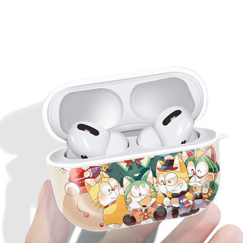 ドラえもん Doraemon 【AirPods Pro用】ハードシェル保護ケース 耐衝撃・防指紋・カラビナ付き商品仕様