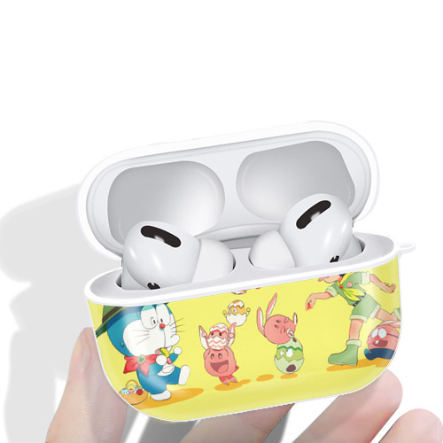 ドラえもん Doraemon 【AirPods Pro用】ハードシェル保護ケース 耐衝撃・防指紋・カラビナ付き商品仕様