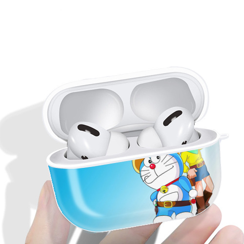 ドラえもん Doraemon 【AirPods Pro用】ハードシェル保護ケース 耐衝撃・防指紋・カラビナ付き商品仕様