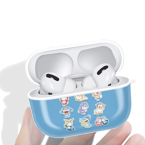 ドラえもん Doraemon 【AirPods Pro用】ハードシェル保護ケース 耐衝撃・防指紋・カラビナ付き商品仕様