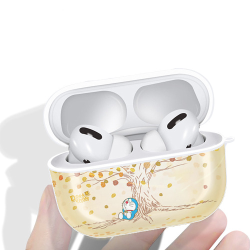 ドラえもん Doraemon 【AirPods Pro用】ハードシェル保護ケース 耐衝撃・防指紋・カラビナ付き商品仕様