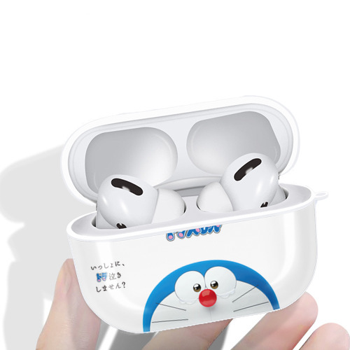 ドラえもん Doraemon 【AirPods Pro用】ハードシェル保護ケース 耐衝撃・防指紋・カラビナ付き商品仕様