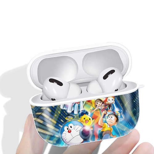 ドラえもん Doraemon 【AirPods Pro用】ハードシェル保護ケース 耐衝撃・防指紋・カラビナ付き商品仕様