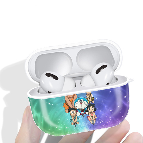 ドラえもん Doraemon 【AirPods Pro用】ハードシェル保護ケース 耐衝撃・防指紋・カラビナ付き商品仕様