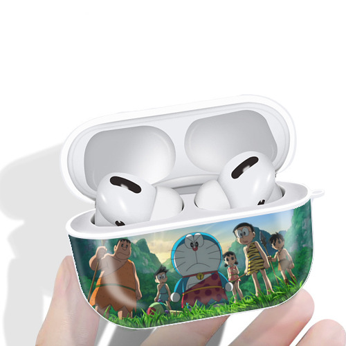 ドラえもん Doraemon 【AirPods Pro用】ハードシェル保護ケース 耐衝撃・防指紋・カラビナ付き商品仕様