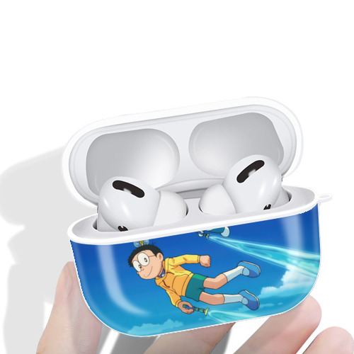 ドラえもん Doraemon 【AirPods Pro用】ハードシェル保護ケース 耐衝撃・防指紋・カラビナ付き商品仕様