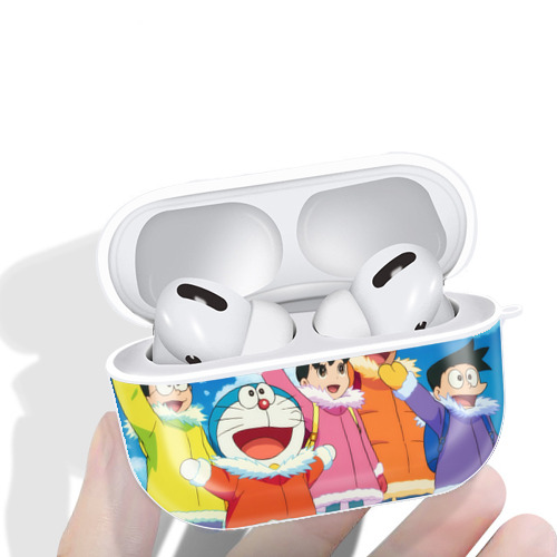 ドラえもん Doraemon 【AirPods Pro用】ハードシェル保護ケース 耐衝撃・防指紋・カラビナ付き商品仕様