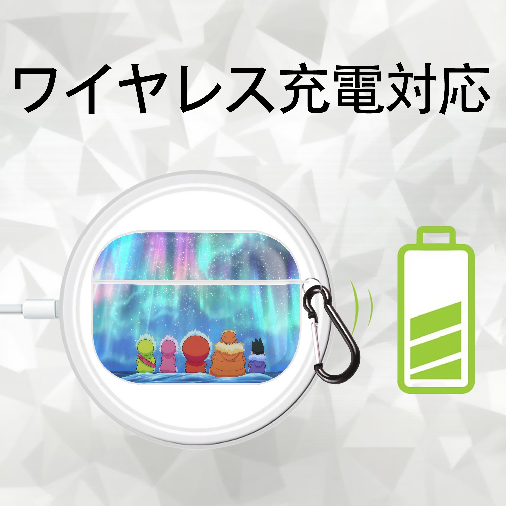 ドラえもん Doraemon 【AirPods Pro用】ハードシェル保護ケース 耐衝撃・防指紋・カラビナ付き商品仕様