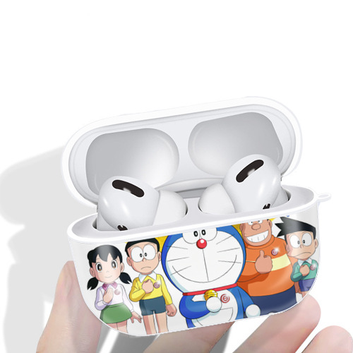 ドラえもん Doraemon 【AirPods Pro用】ハードシェル保護ケース 耐衝撃・防指紋・カラビナ付き商品仕様
