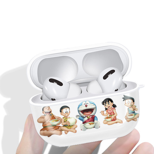 ドラえもん Doraemon 【AirPods Pro用】ハードシェル保護ケース 耐衝撃・防指紋・カラビナ付き商品仕様