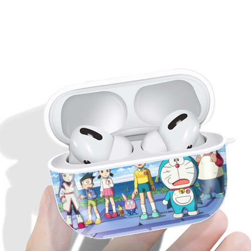 ドラえもん Doraemon 【AirPods Pro用】ハードシェル保護ケース 耐衝撃・防指紋・カラビナ付き商品仕様