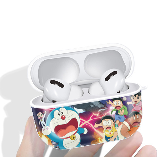 ドラえもん Doraemon 【AirPods Pro用】ハードシェル保護ケース 耐衝撃・防指紋・カラビナ付き商品仕様