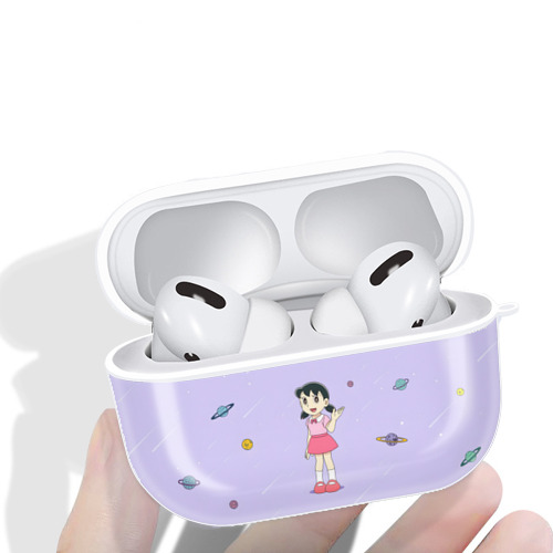 ドラえもん Doraemon 【AirPods Pro用】ハードシェル保護ケース 耐衝撃・防指紋・カラビナ付き商品仕様