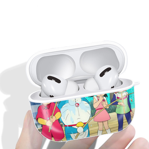ドラえもん Doraemon 【AirPods Pro用】ハードシェル保護ケース 耐衝撃・防指紋・カラビナ付き商品仕様