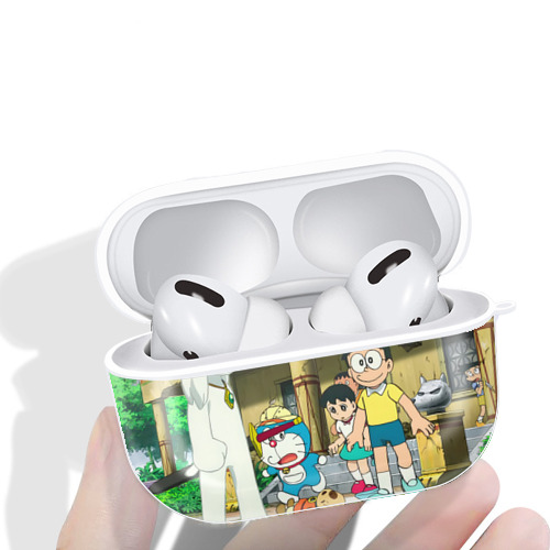 ドラえもん Doraemon 【AirPods Pro用】ハードシェル保護ケース 耐衝撃・防指紋・カラビナ付き商品仕様