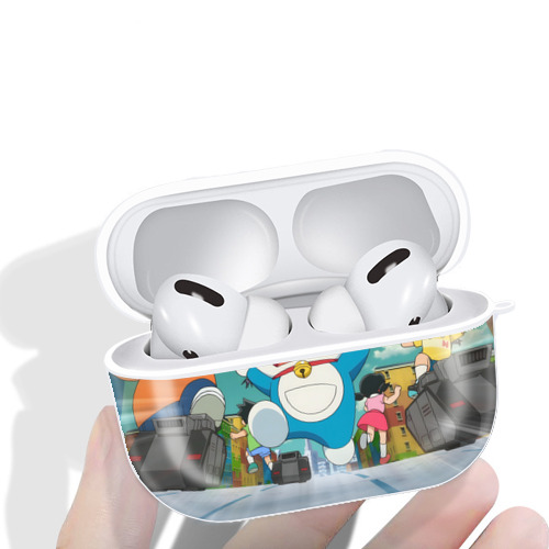 ドラえもん Doraemon 【AirPods Pro用】ハードシェル保護ケース 耐衝撃・防指紋・カラビナ付き商品仕様