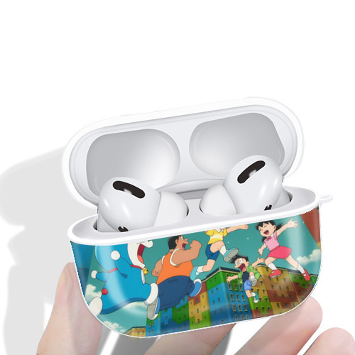 ドラえもん Doraemon 【AirPods Pro用】ハードシェル保護ケース 耐衝撃・防指紋・カラビナ付き商品仕様