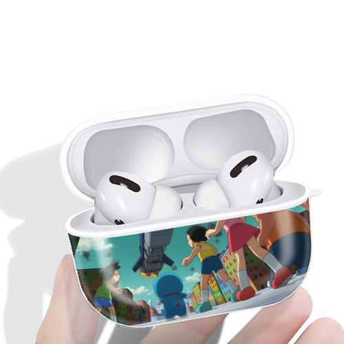 ドラえもん Doraemon 【AirPods Pro用】ハードシェル保護ケース 耐衝撃・防指紋・カラビナ付き商品仕様