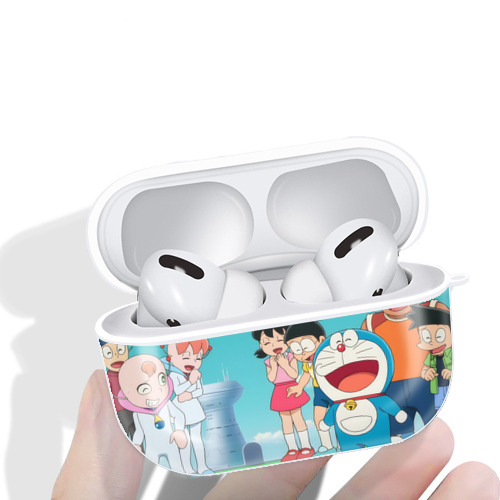ドラえもん Doraemon 【AirPods Pro用】ハードシェル保護ケース 耐衝撃・防指紋・カラビナ付き商品仕様