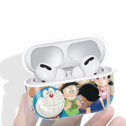 ドラえもん Doraemon 【AirPods Pro用】ハードシェル保護ケース 耐衝撃・防指紋・カラビナ付き商品仕様