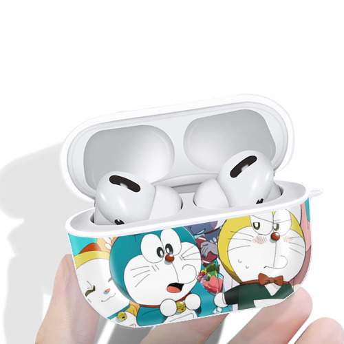 ドラえもん Doraemon 【AirPods Pro用】ハードシェル保護ケース 耐衝撃・防指紋・カラビナ付き商品仕様
