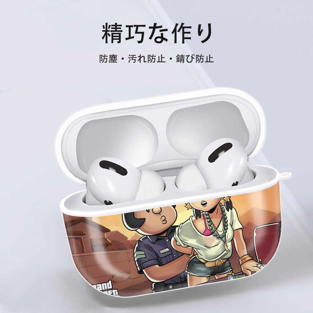ドラえもん Doraemon 【AirPods Pro用】ハードシェル保護ケース 耐衝撃・防指紋・カラビナ付き商品仕様