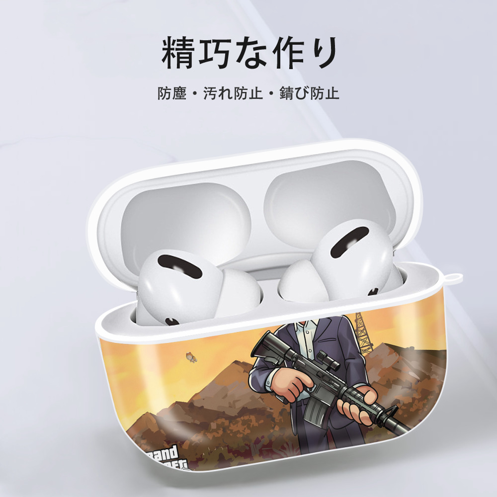 ドラえもん Doraemon 【AirPods Pro用】ハードシェル保護ケース 耐衝撃・防指紋・カラビナ付き商品仕様