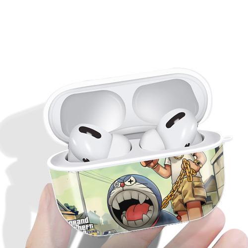 ドラえもん Doraemon 【AirPods Pro用】ハードシェル保護ケース 耐衝撃・防指紋・カラビナ付き商品仕様