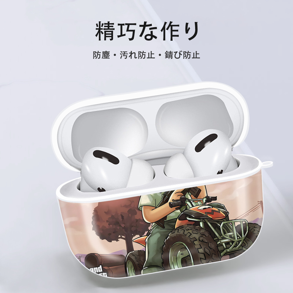 ドラえもん Doraemon 【AirPods Pro用】ハードシェル保護ケース 耐衝撃・防指紋・カラビナ付き商品仕様
