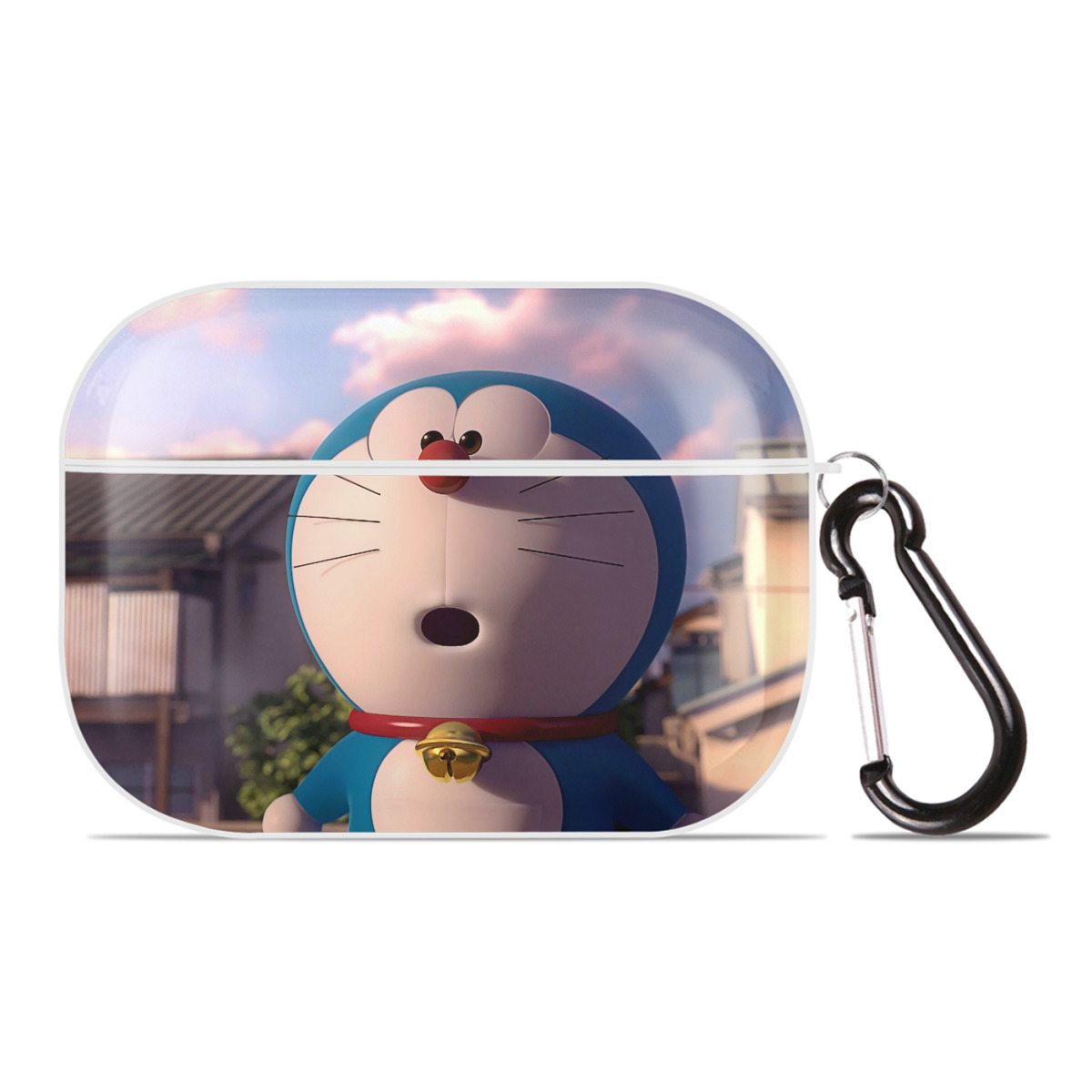 （画像用） ドラえもん Doraemon 【AirPods Pro用】ハードシェル保護ケース 耐衝撃・防指紋・カラビナ付き商品仕様