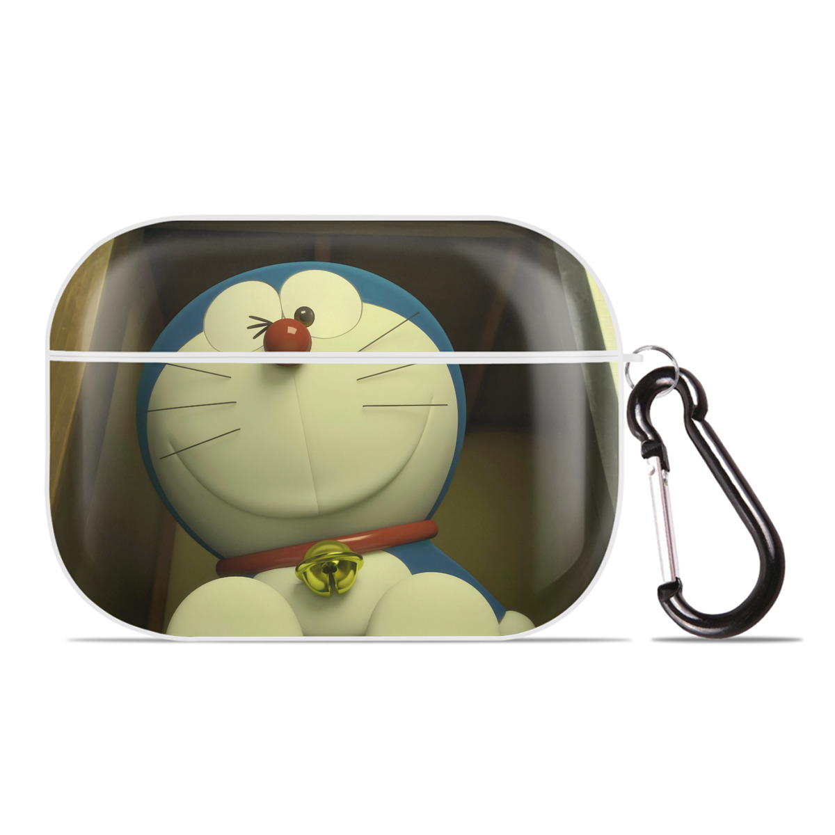 （画像用） ドラえもん Doraemon 【AirPods Pro用】ハードシェル保護ケース 耐衝撃・防指紋・カラビナ付き商品仕様