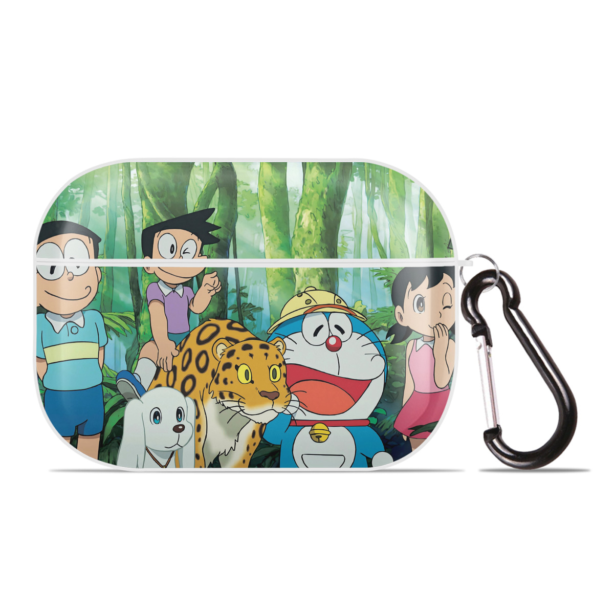 （画像用） ドラえもん Doraemon 【AirPods Pro用】ハードシェル保護ケース 耐衝撃・防指紋・カラビナ付き商品仕様