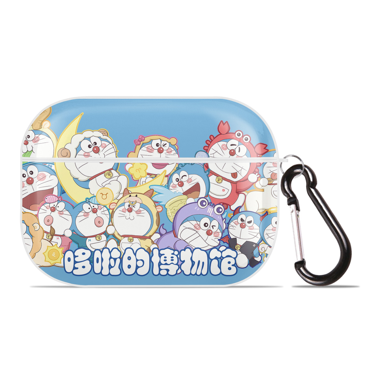 （画像用） ドラえもん Doraemon 【AirPods Pro用】ハードシェル保護ケース 耐衝撃・防指紋・カラビナ付き商品仕様