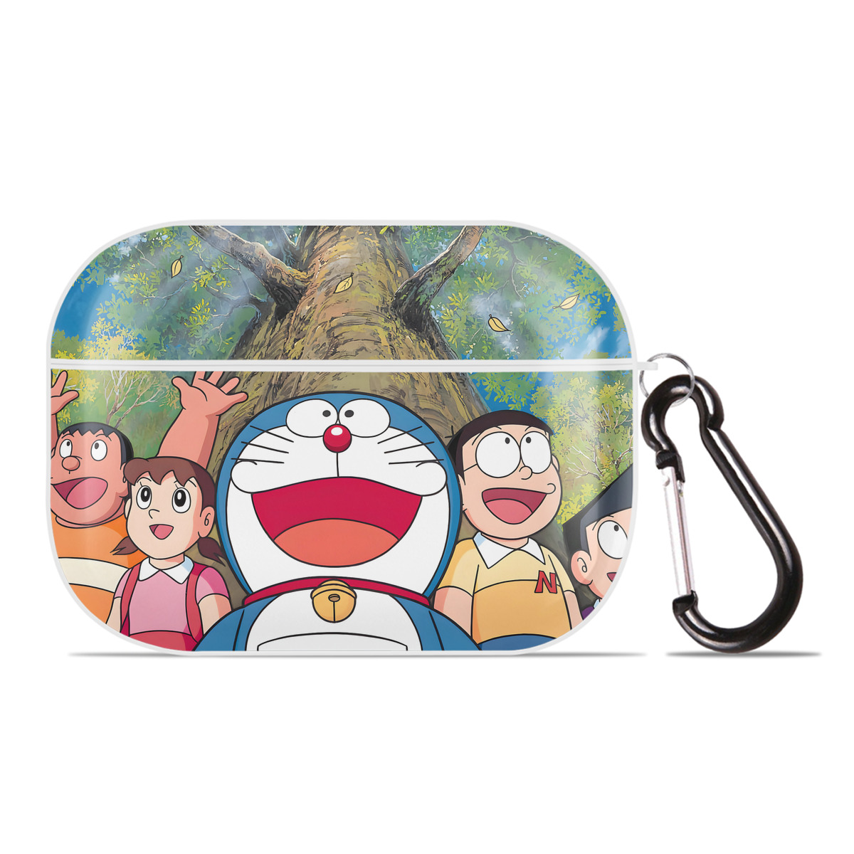 （画像用） ドラえもん Doraemon 【AirPods Pro用】ハードシェル保護ケース 耐衝撃・防指紋・カラビナ付き商品仕様