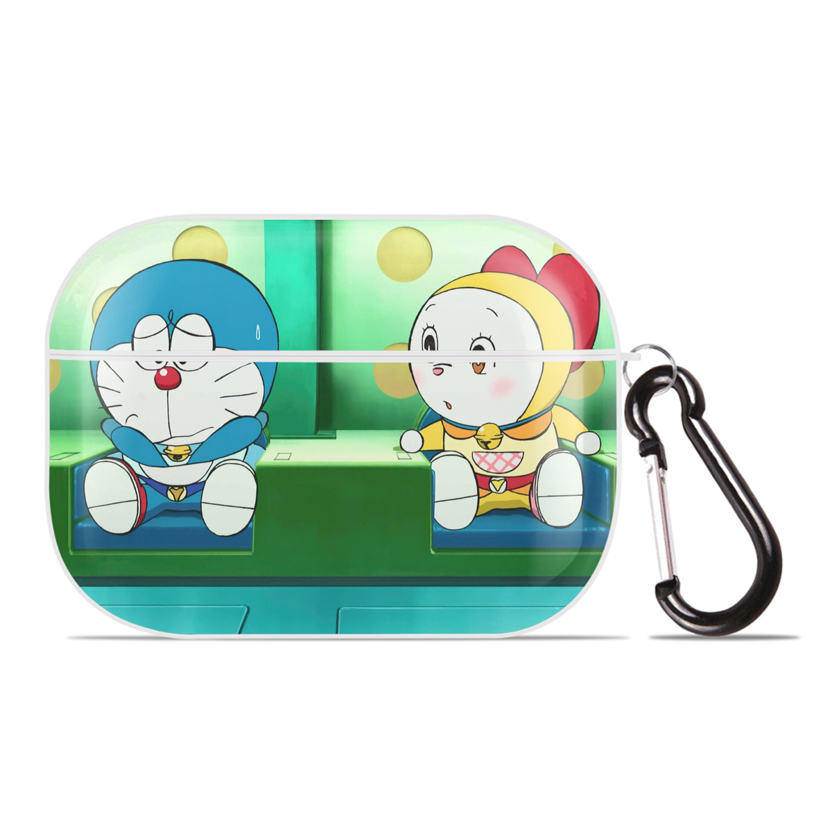 （画像用） ドラえもん Doraemon 【AirPods Pro用】ハードシェル保護ケース 耐衝撃・防指紋・カラビナ付き商品仕様