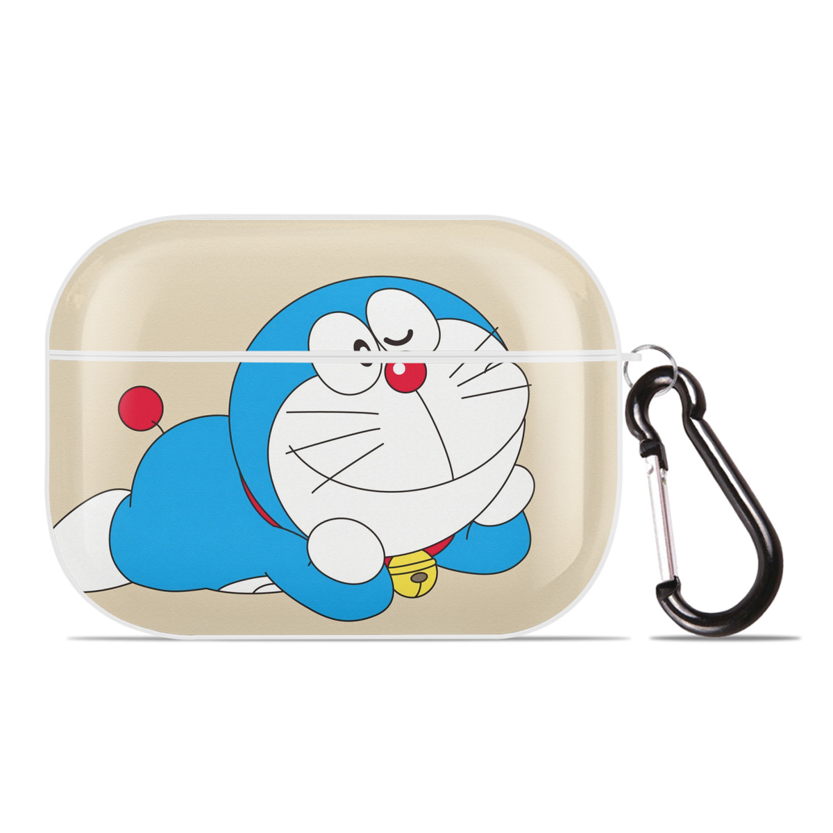 （画像用） ドラえもん Doraemon 【AirPods Pro用】ハードシェル保護ケース 耐衝撃・防指紋・カラビナ付き商品仕様