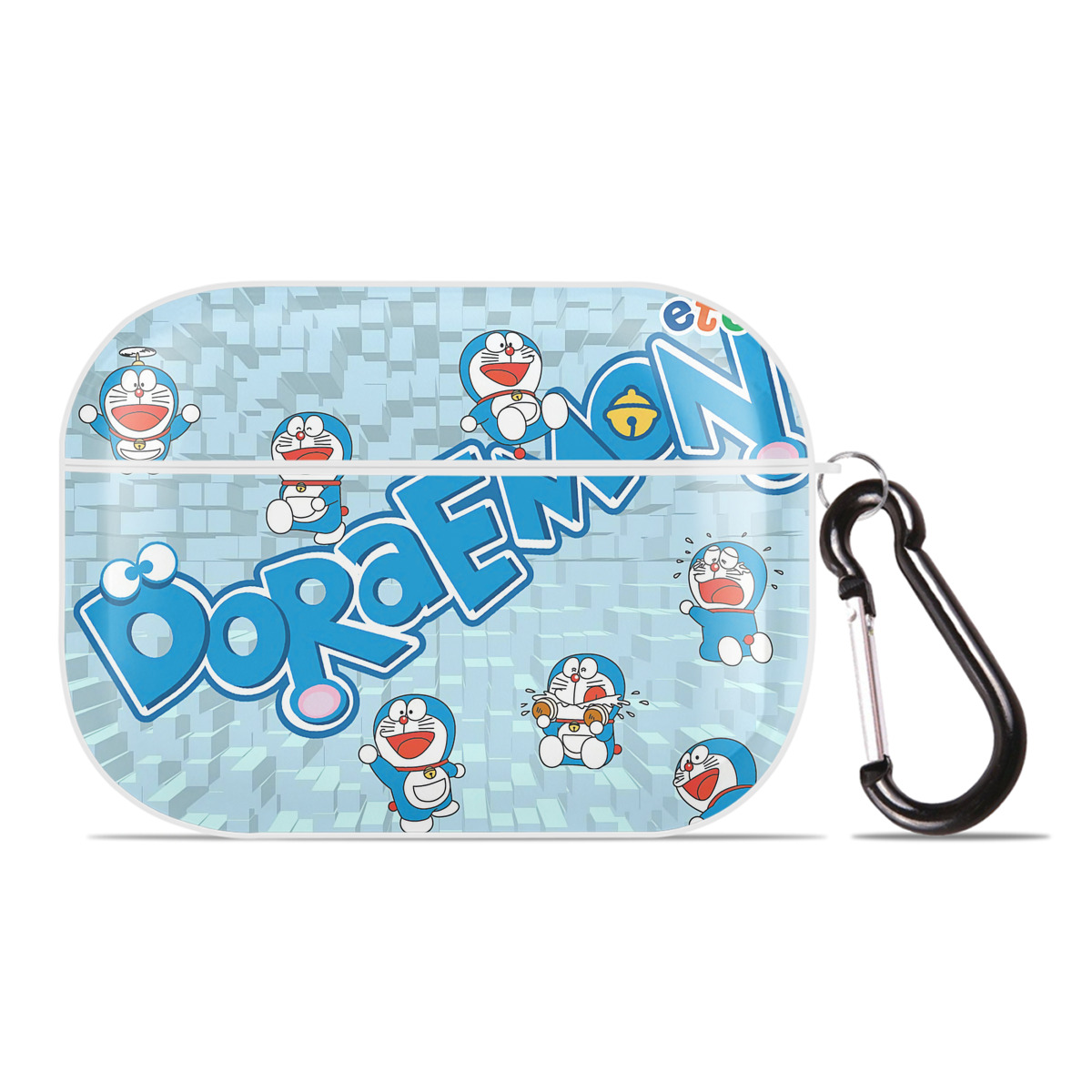 （画像用） ドラえもん Doraemon 【AirPods Pro用】ハードシェル保護ケース 耐衝撃・防指紋・カラビナ付き商品仕様