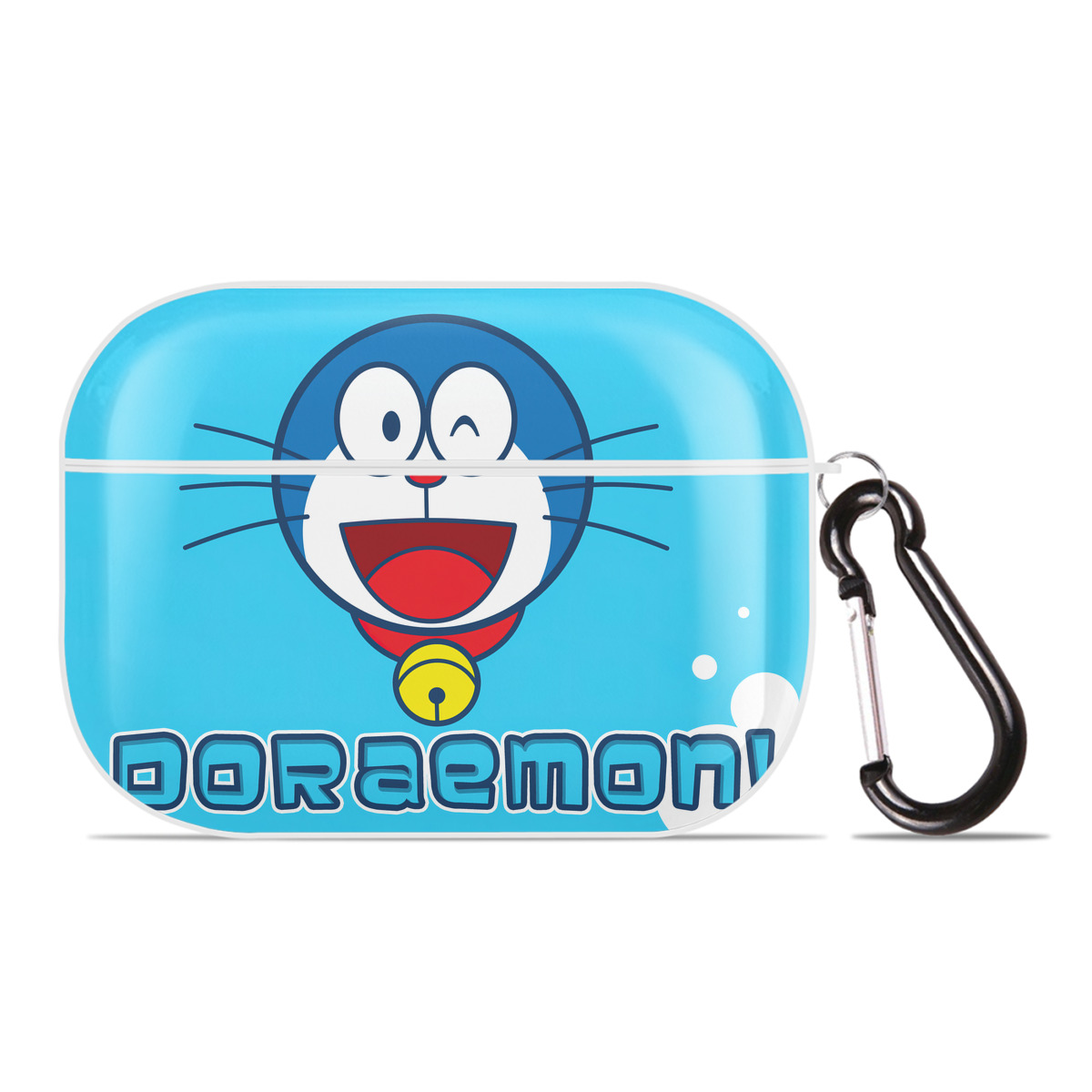 （画像用） ドラえもん Doraemon 【AirPods Pro用】ハードシェル保護ケース 耐衝撃・防指紋・カラビナ付き商品仕様