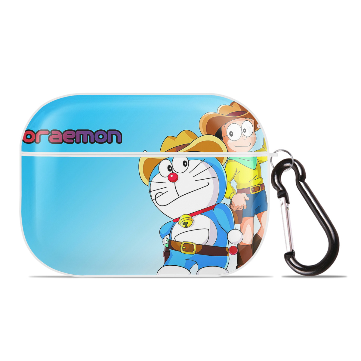 （画像用） ドラえもん Doraemon 【AirPods Pro用】ハードシェル保護ケース 耐衝撃・防指紋・カラビナ付き商品仕様