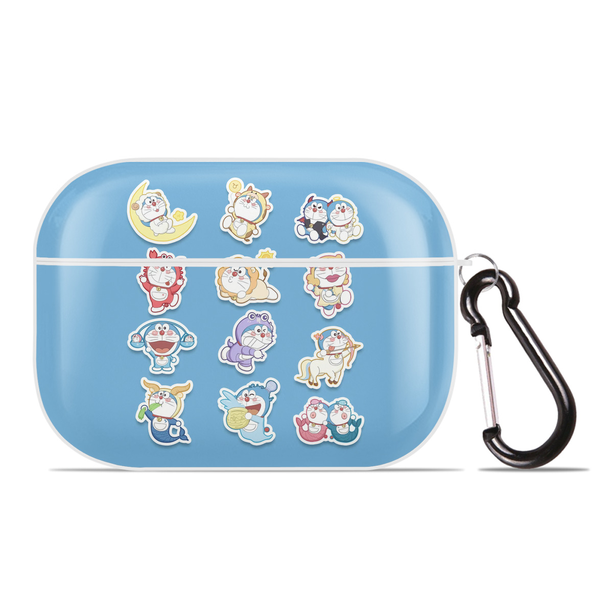 （画像用） ドラえもん Doraemon 【AirPods Pro用】ハードシェル保護ケース 耐衝撃・防指紋・カラビナ付き商品仕様