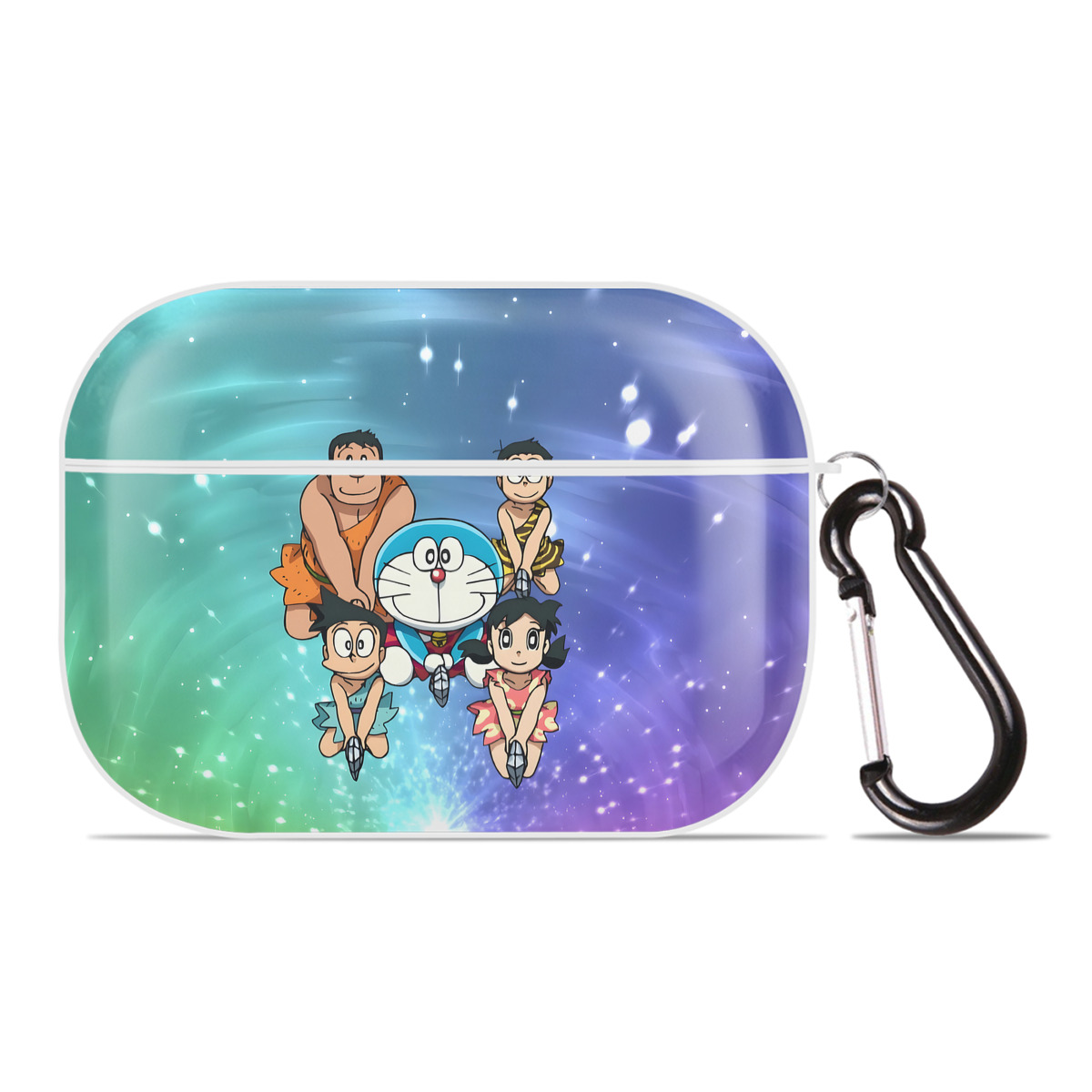（画像用） ドラえもん Doraemon 【AirPods Pro用】ハードシェル保護ケース 耐衝撃・防指紋・カラビナ付き商品仕様